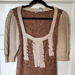 Cottagecore BKE 1/2 Sleeve Pullover Sweater